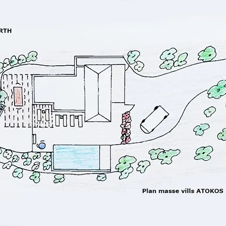 Atokos évasion à Linfini&vue Sur Villa